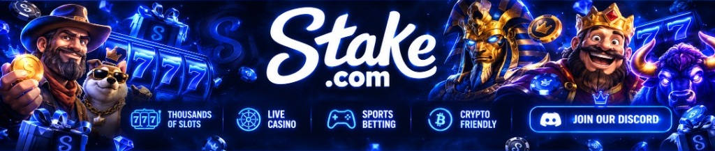Stake : milliers de slots, live casino, paris sportifs, crypto. Rejoins le Discord